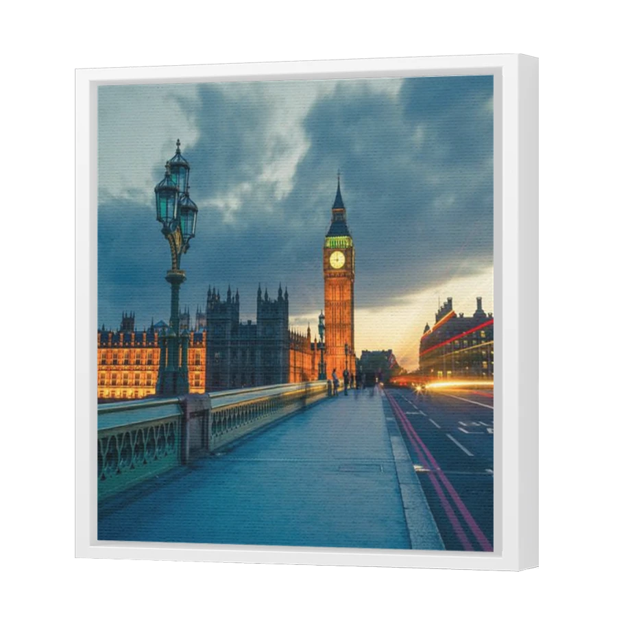 Thumbnail for Canvas - White Floating Frame