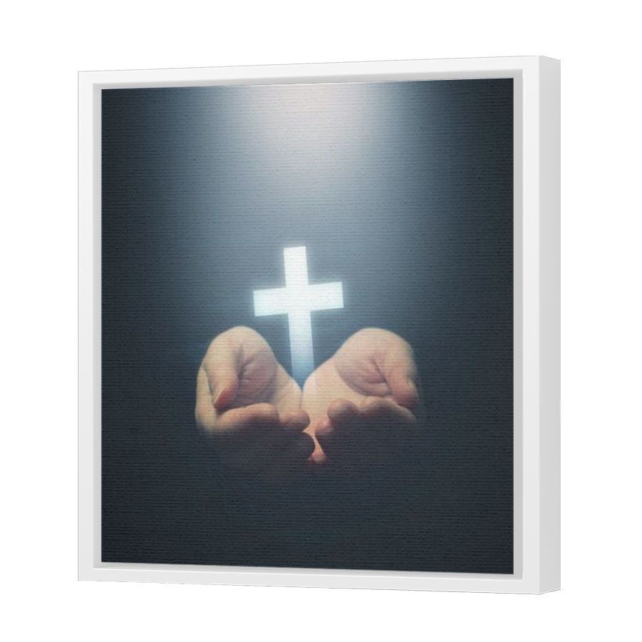 Thumbnail for Canvas - White Floating Frame