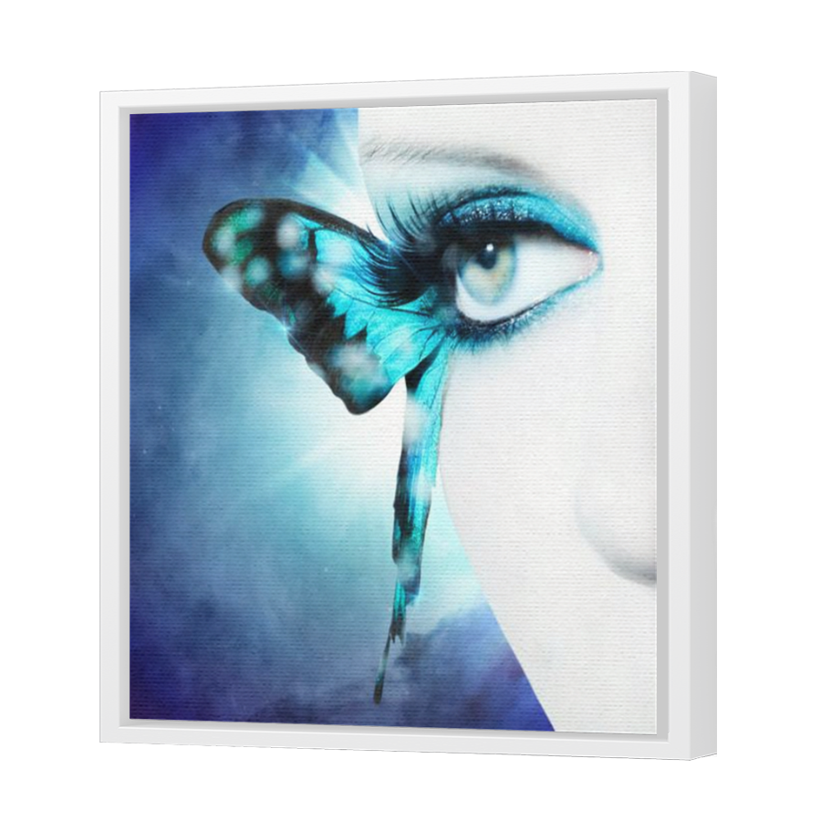 Thumbnail for Canvas - White Floating Frame
