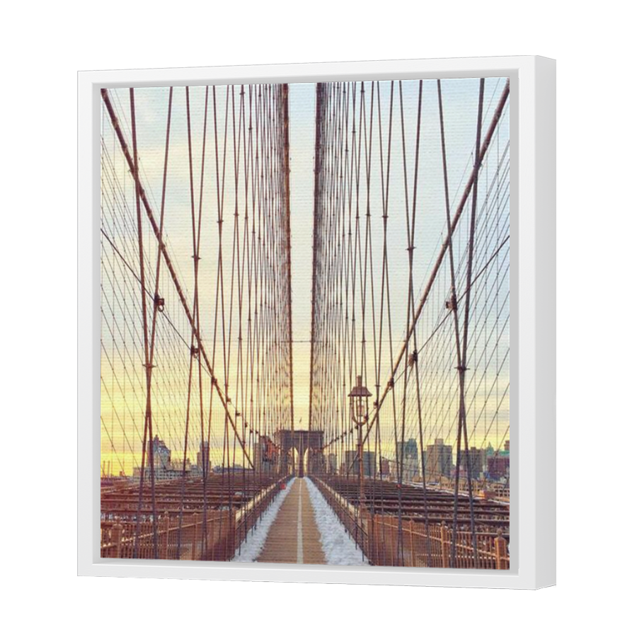 Thumbnail for Canvas - White Floating Frame