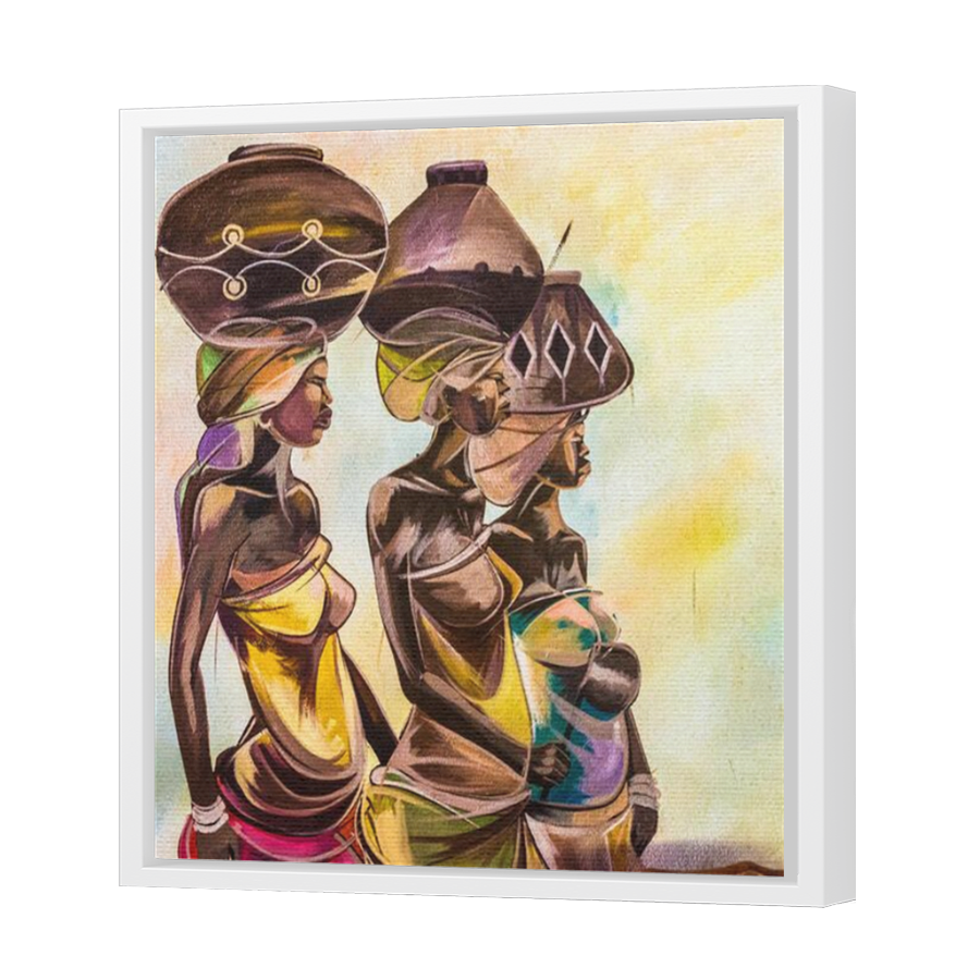 Thumbnail for Canvas - White Floating Frame