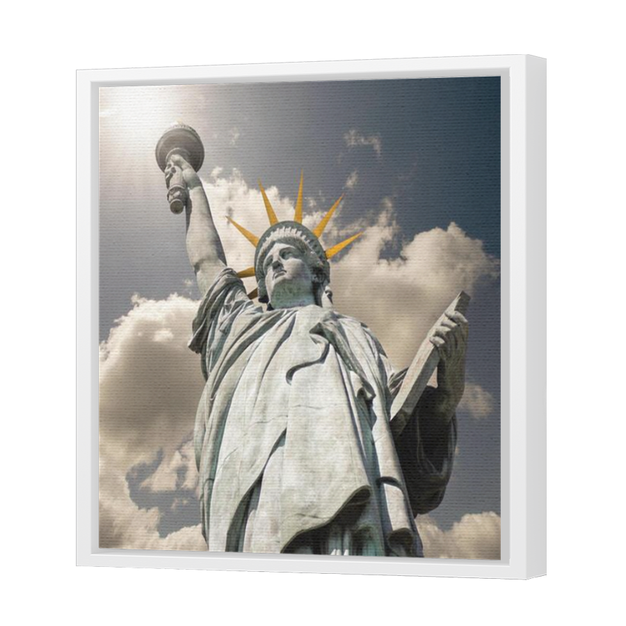 Thumbnail for Canvas - White Floating Frame
