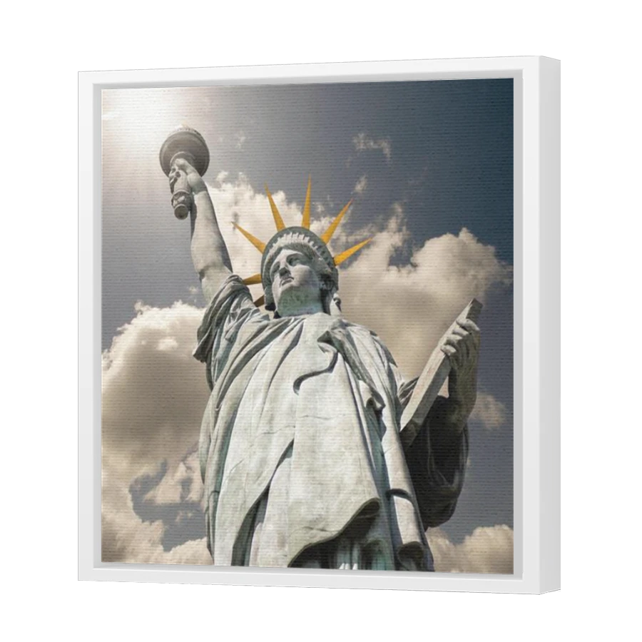 Thumbnail for Canvas - White Floating Frame