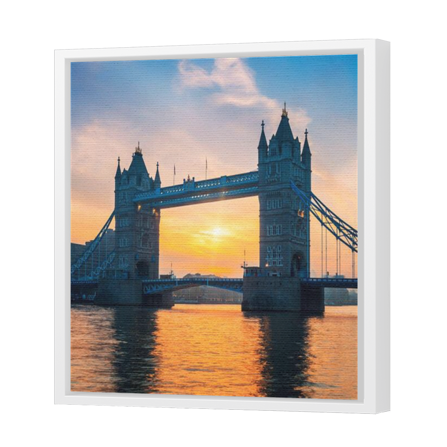 Thumbnail for Canvas - White Floating Frame