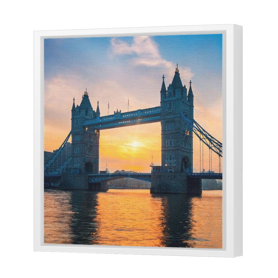Thumbnail for Canvas - White Floating Frame