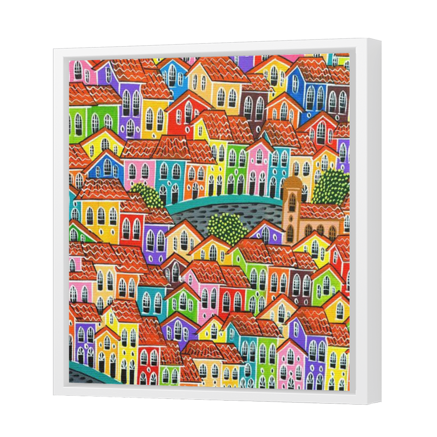 Thumbnail for Canvas - White Floating Frame