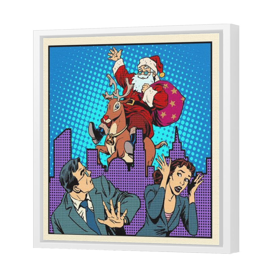 Thumbnail for Canvas - White Floating Frame