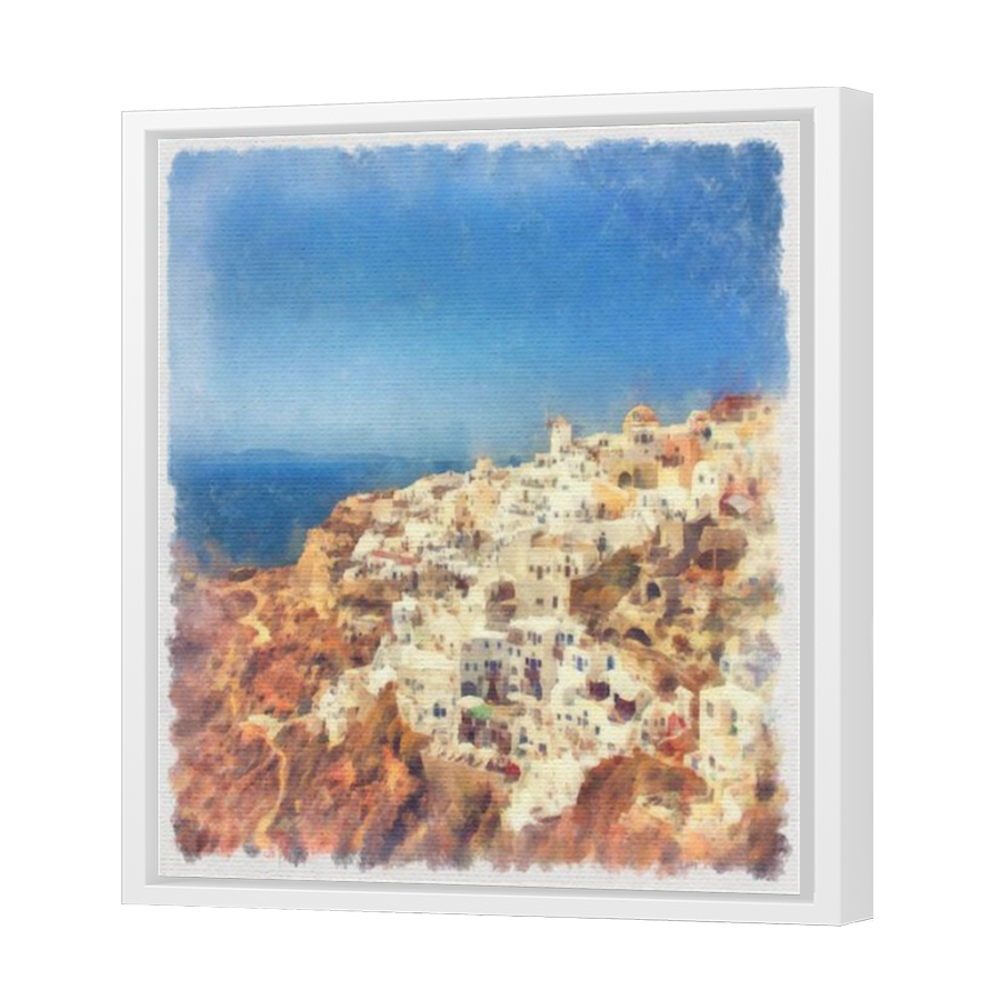 Thumbnail for Canvas - White Floating Frame