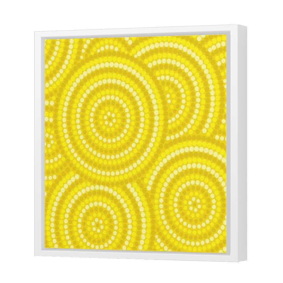Thumbnail for Canvas - White Floating Frame