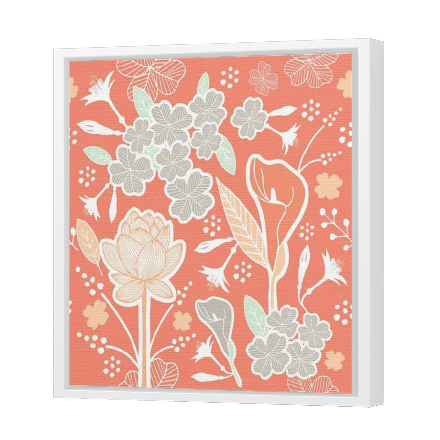 Thumbnail for Canvas - White Floating Frame