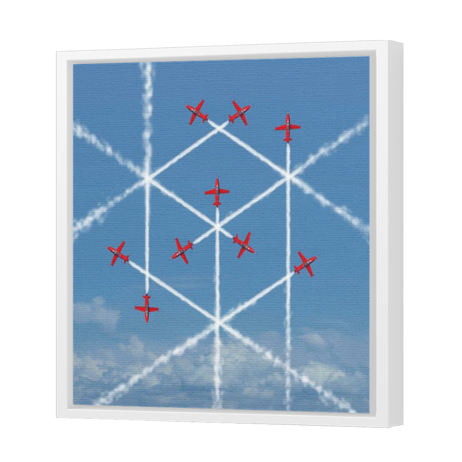 Thumbnail for Canvas - White Floating Frame