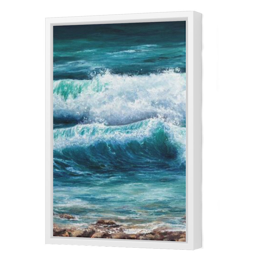 Thumbnail for Canvas - White Floating Frame