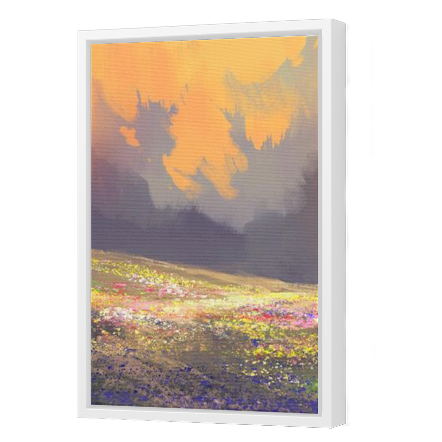 Thumbnail for Canvas - White Floating Frame