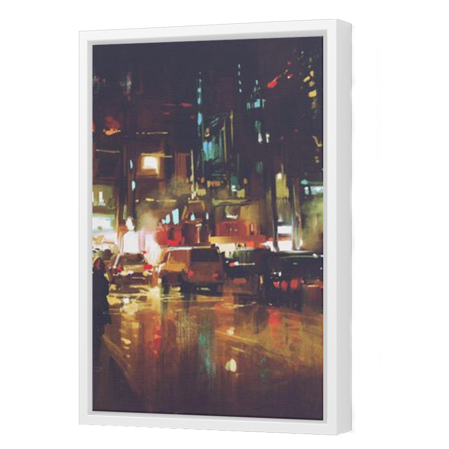 Thumbnail for Canvas - White Floating Frame