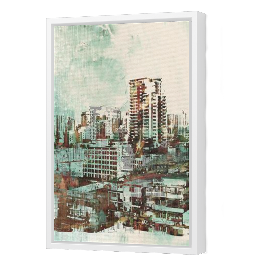 Thumbnail for Canvas - White Floating Frame