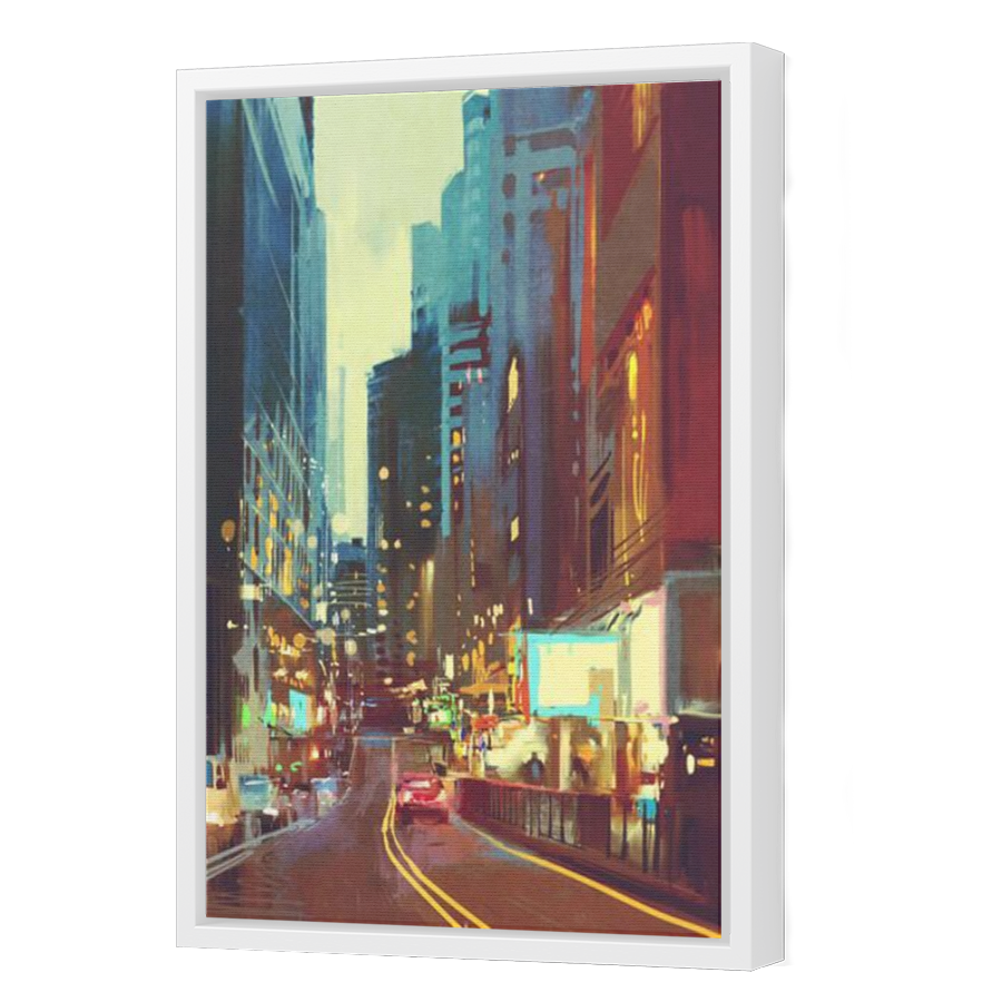 Thumbnail for Canvas - White Floating Frame
