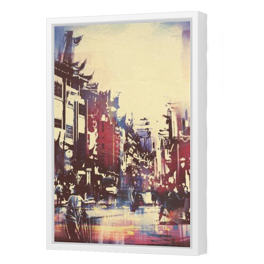 Thumbnail for Canvas - White Floating Frame