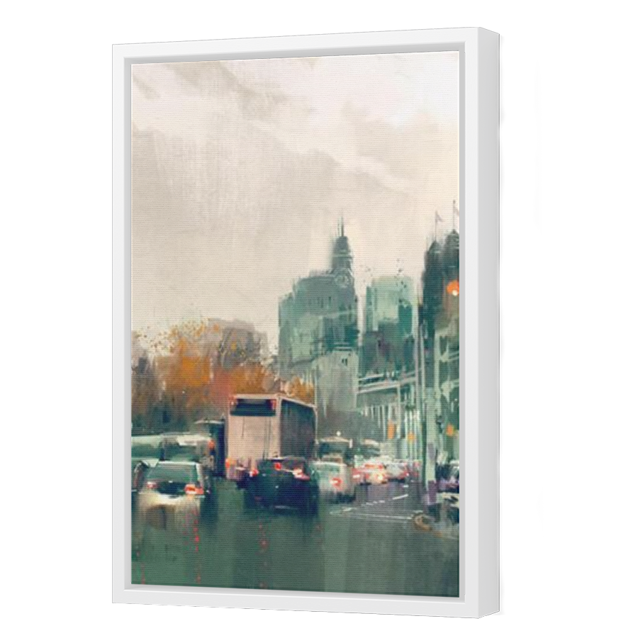 Thumbnail for Canvas - White Floating Frame