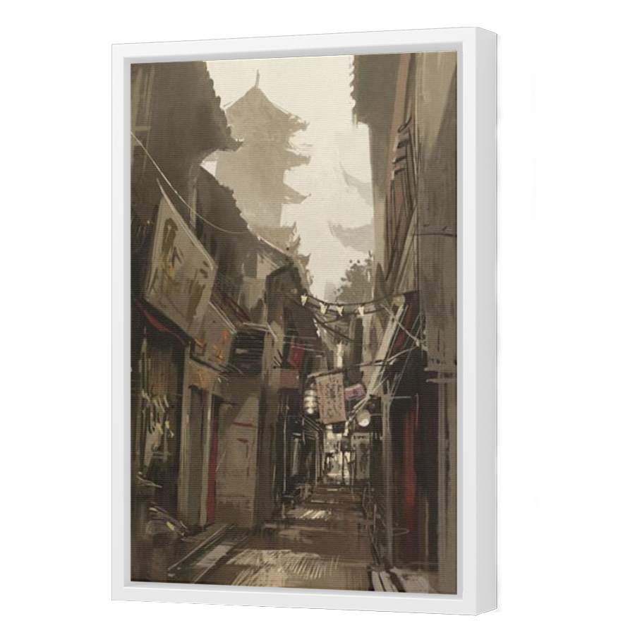 Thumbnail for Canvas - White Floating Frame