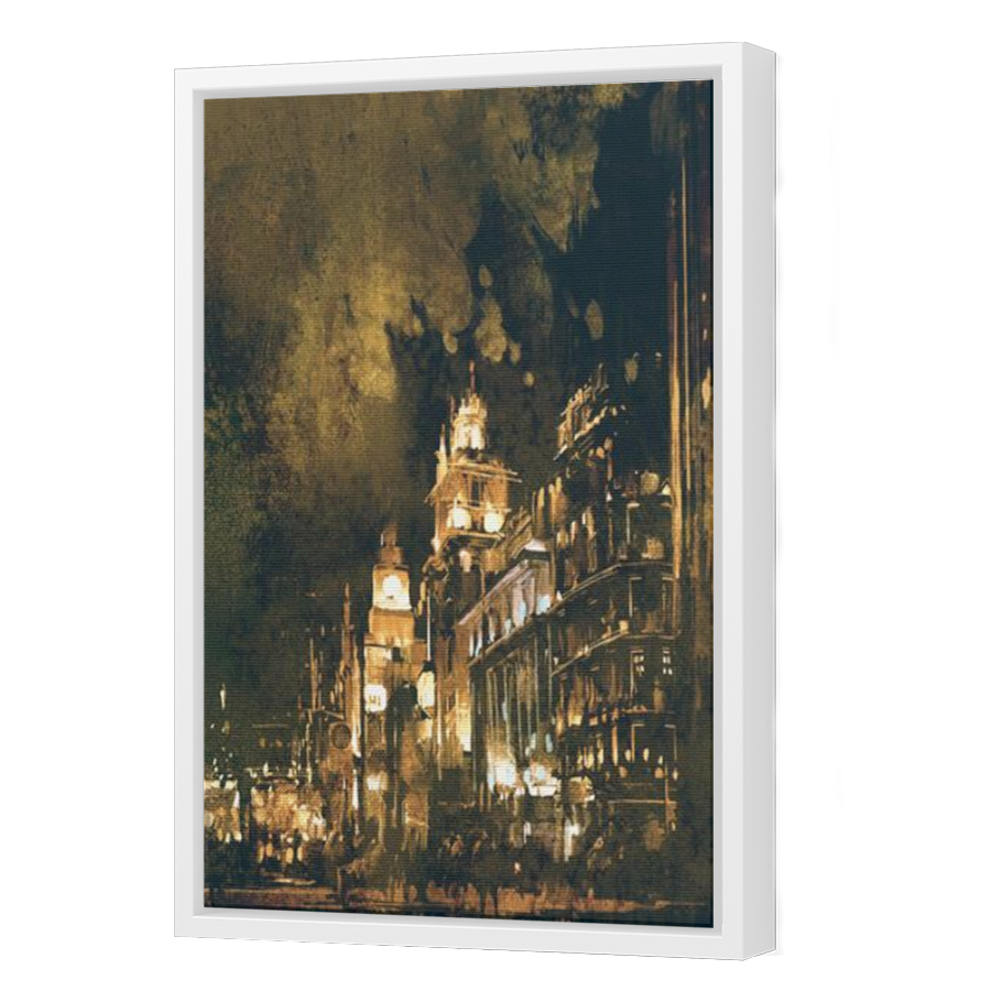 Thumbnail for Canvas - White Floating Frame