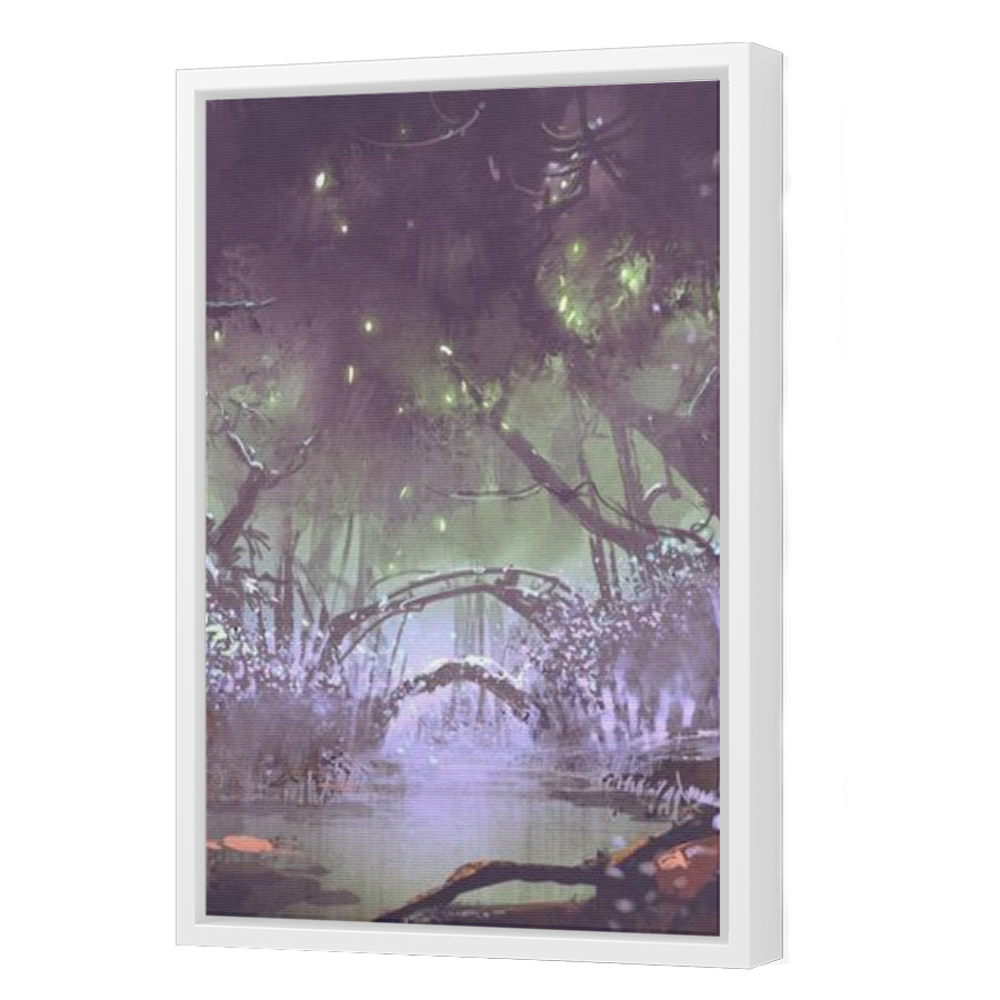 Thumbnail for Canvas - White Floating Frame