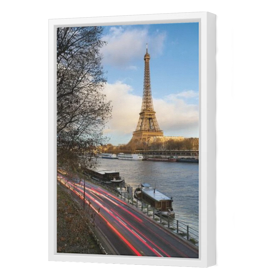 Thumbnail for Canvas - White Floating Frame