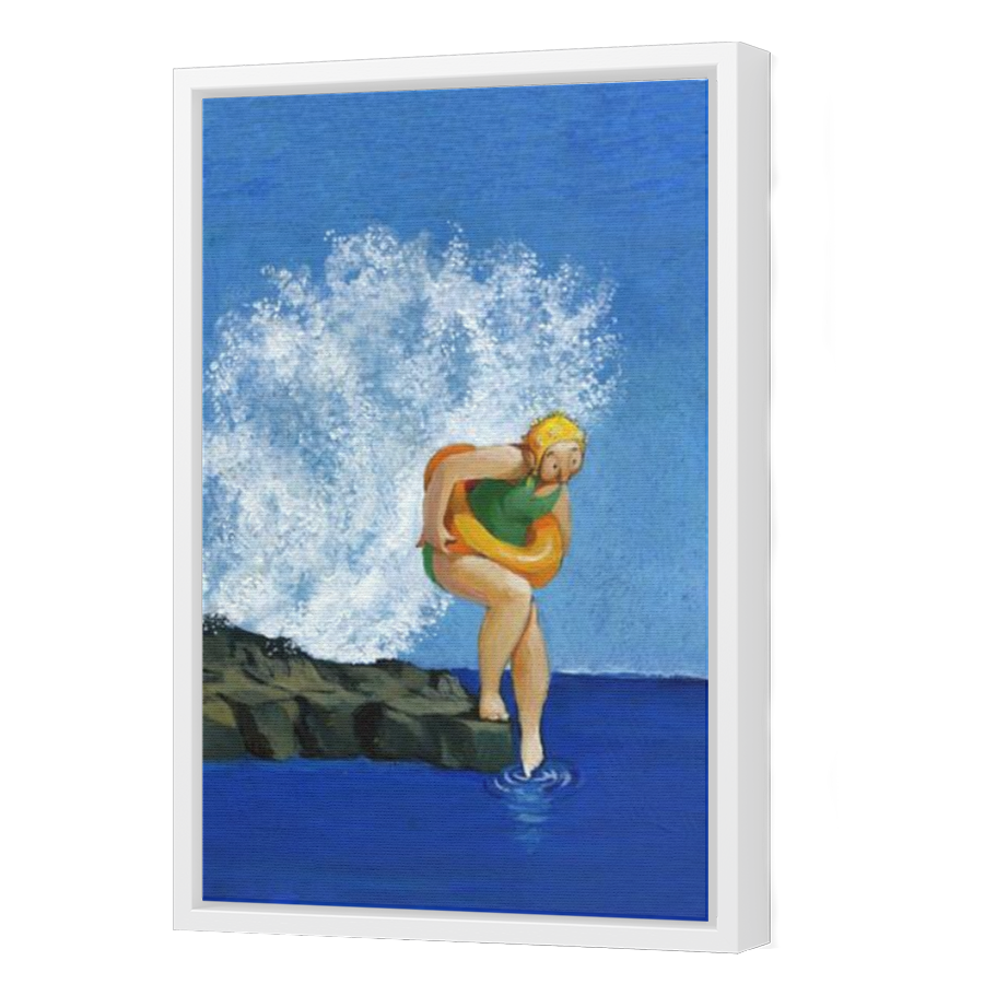 Thumbnail for Canvas - White Floating Frame
