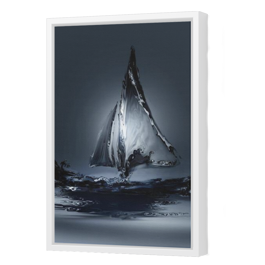Thumbnail for Canvas - White Floating Frame