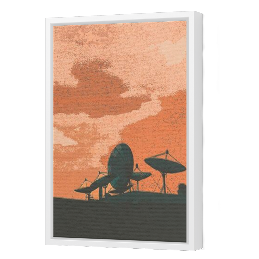 Thumbnail for Canvas - White Floating Frame