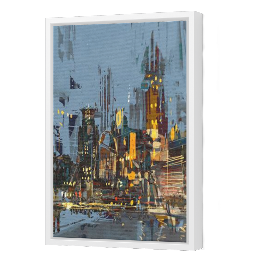 Thumbnail for Canvas - White Floating Frame