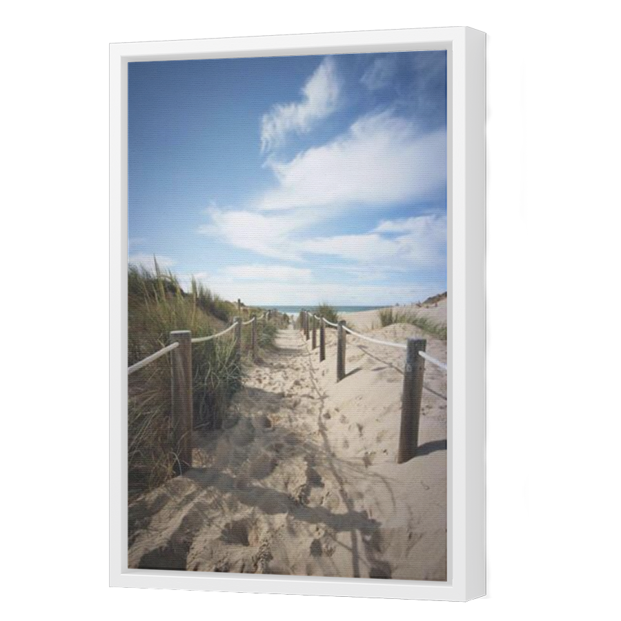 Thumbnail for Canvas - White Floating Frame