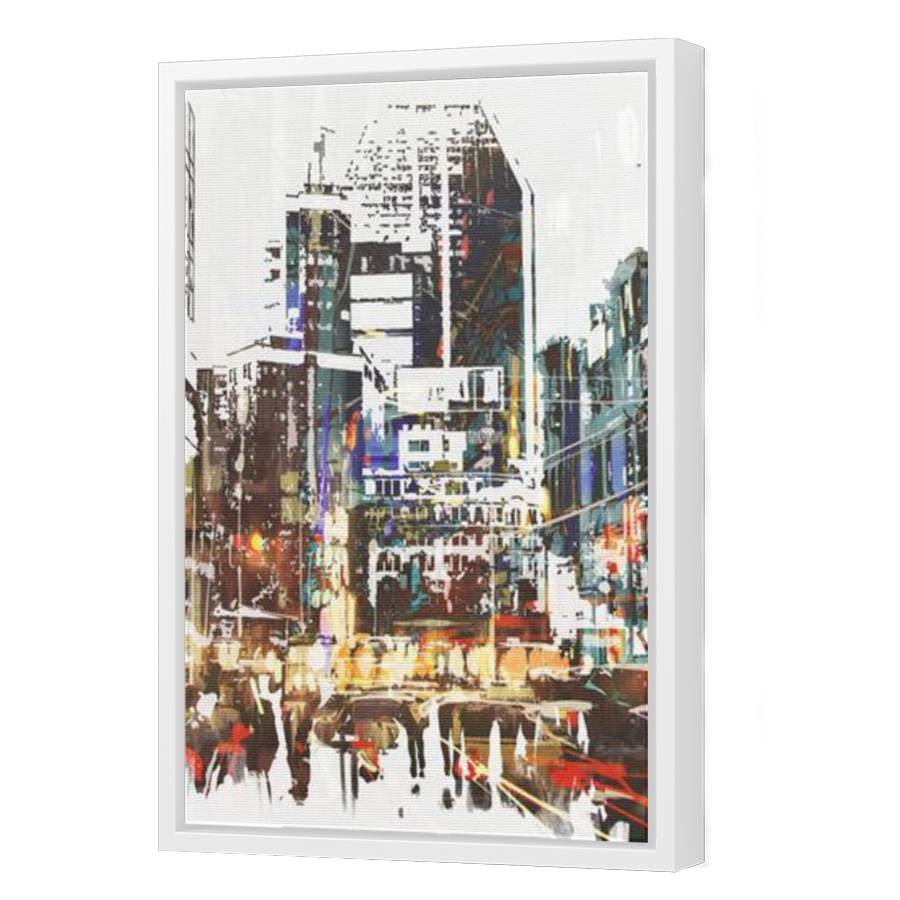 Thumbnail for Canvas - White Floating Frame