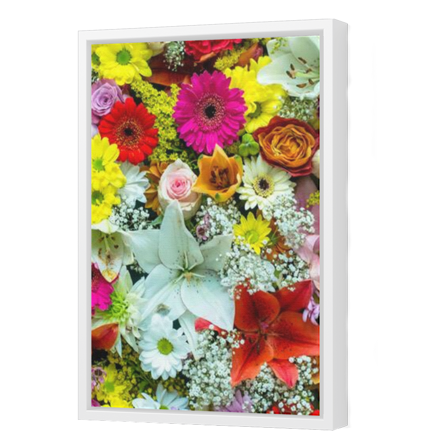 Thumbnail for Canvas - White Floating Frame