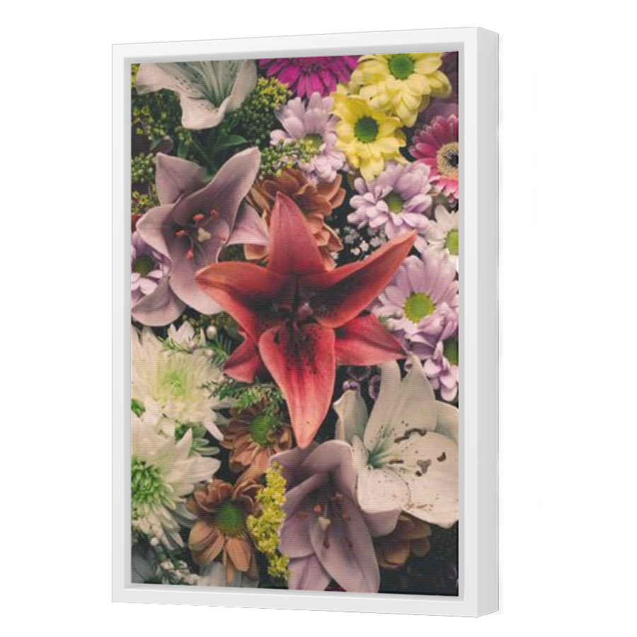Thumbnail for Canvas - White Floating Frame