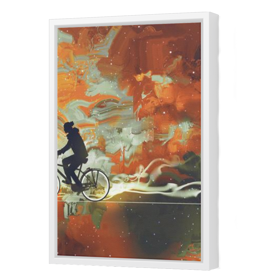 Thumbnail for Canvas - White Floating Frame