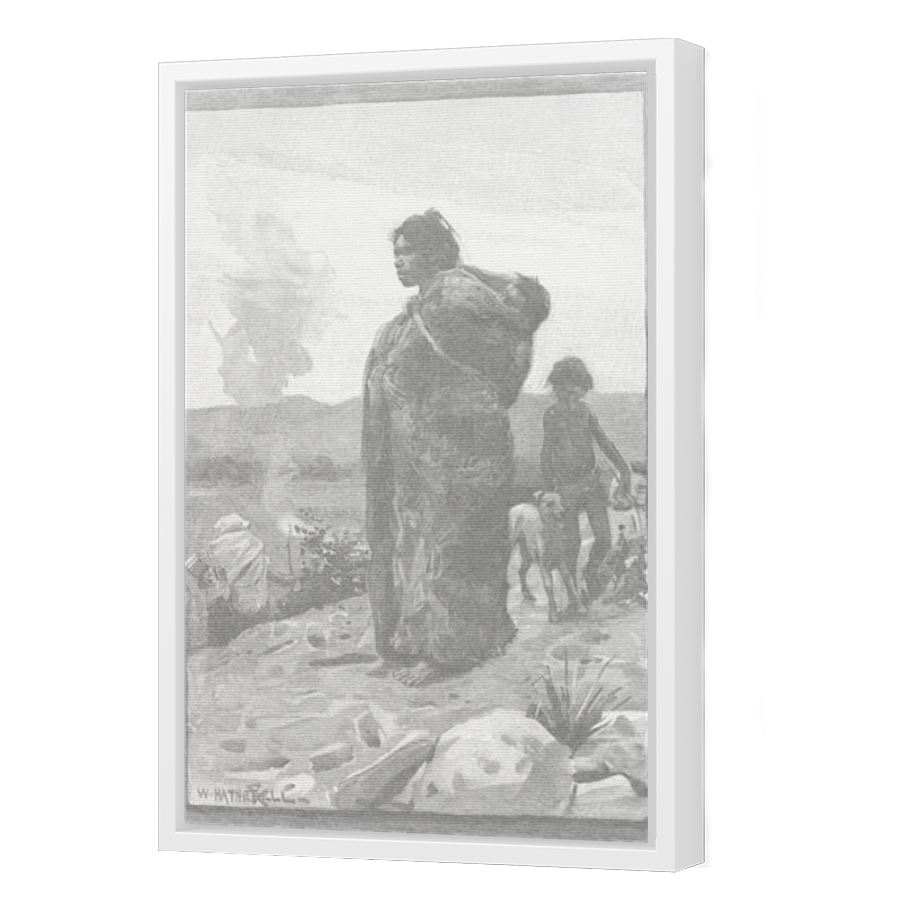 Thumbnail for Canvas - White Floating Frame