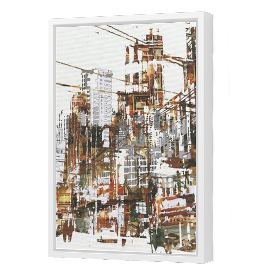 Thumbnail for Canvas - White Floating Frame