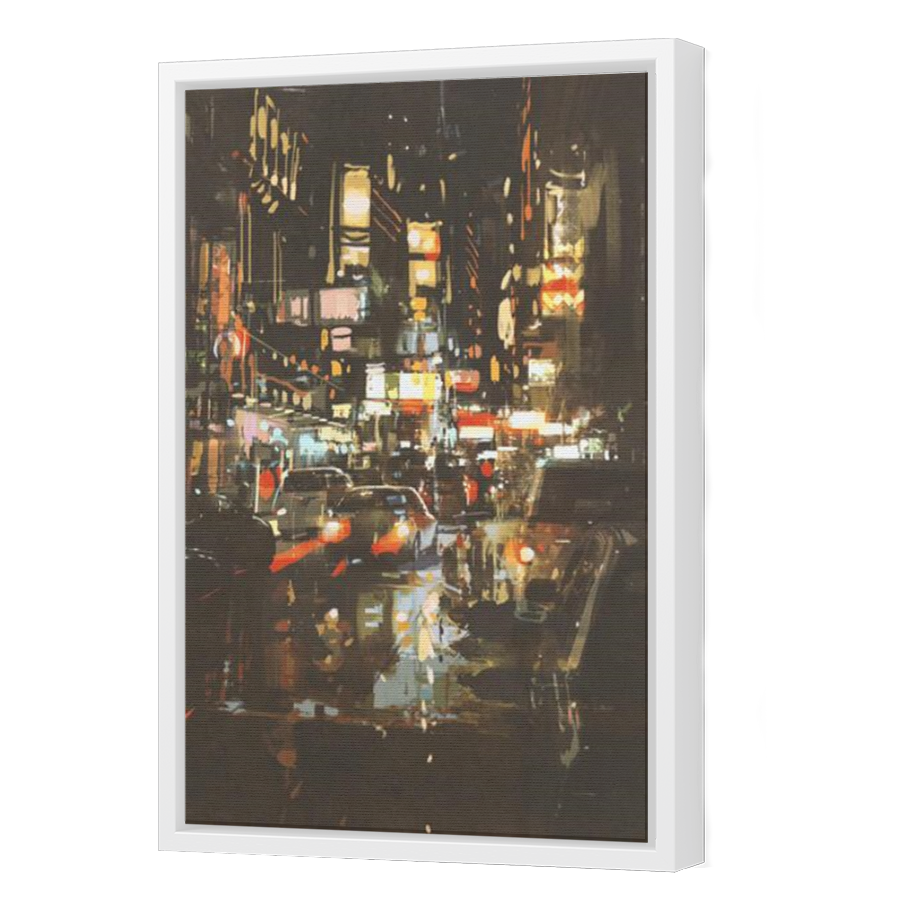 Thumbnail for Canvas - White Floating Frame