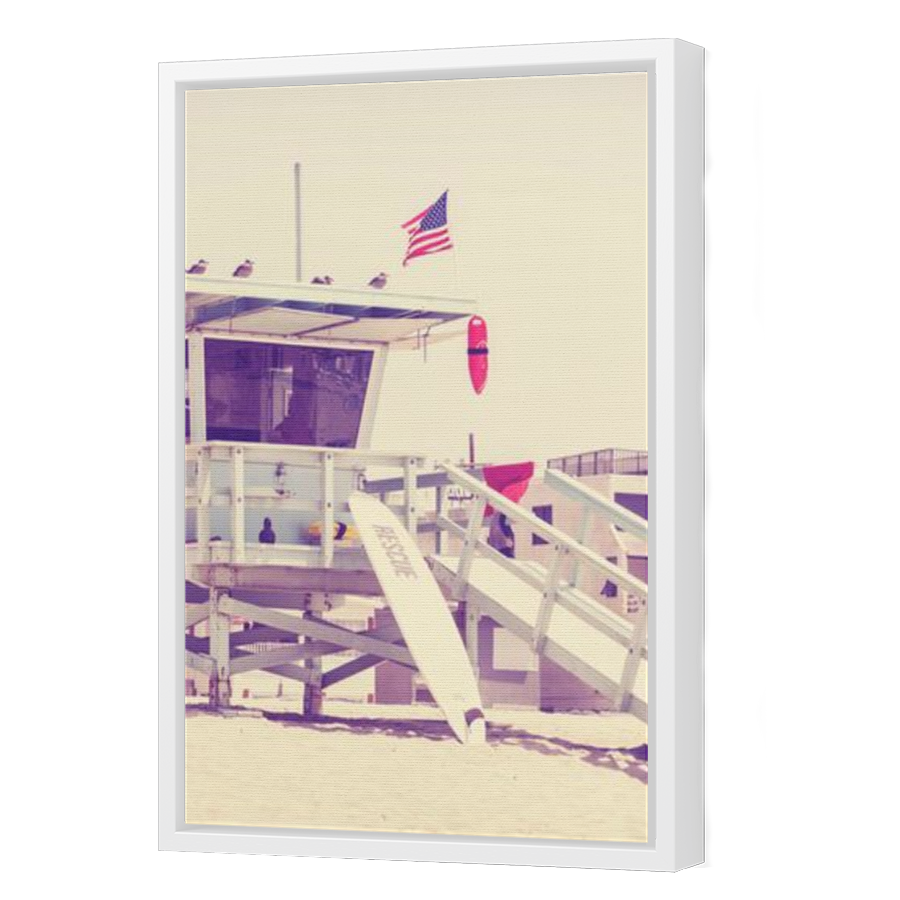 Thumbnail for Canvas - White Floating Frame
