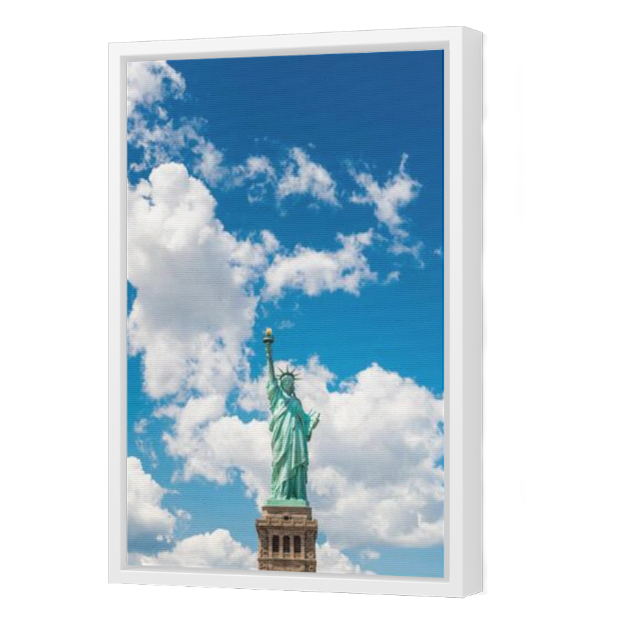 Thumbnail for Canvas - White Floating Frame