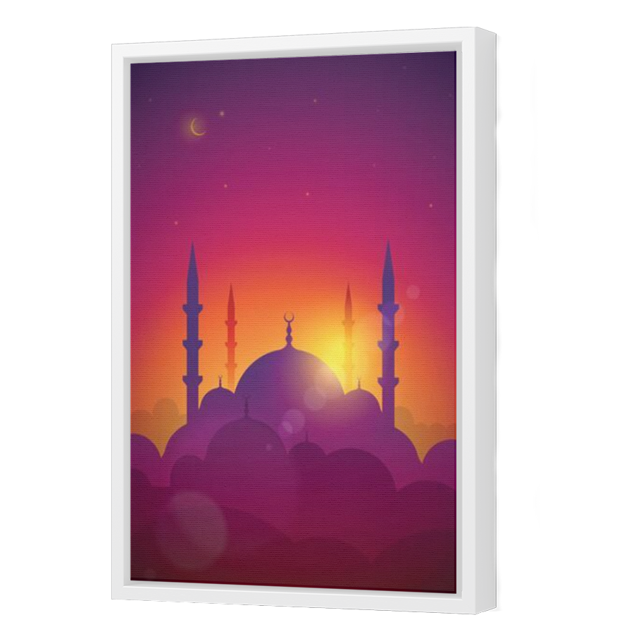 Thumbnail for Canvas - White Floating Frame
