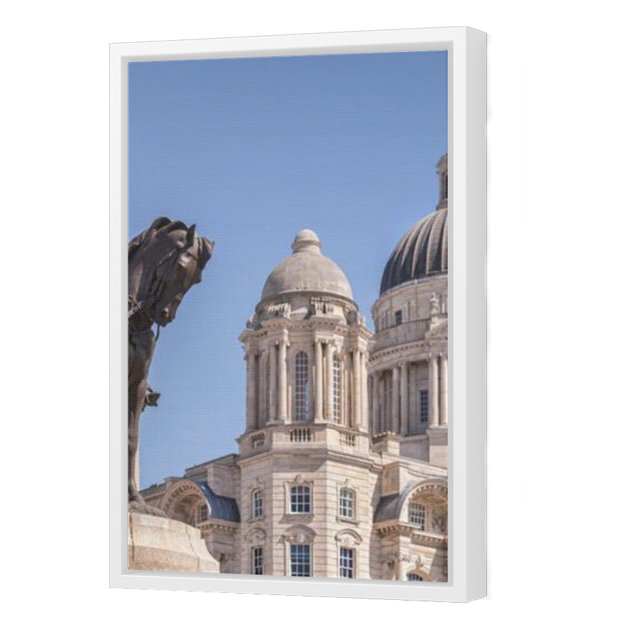 Thumbnail for Canvas - White Floating Frame