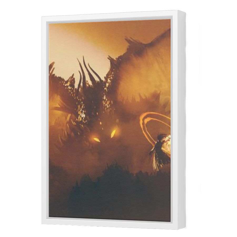 Thumbnail for Canvas - White Floating Frame