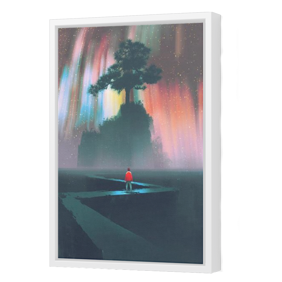 Thumbnail for Canvas - White Floating Frame