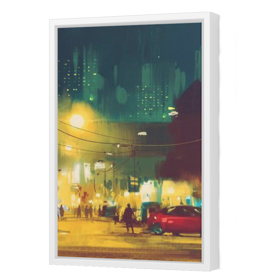 Thumbnail for Canvas - White Floating Frame