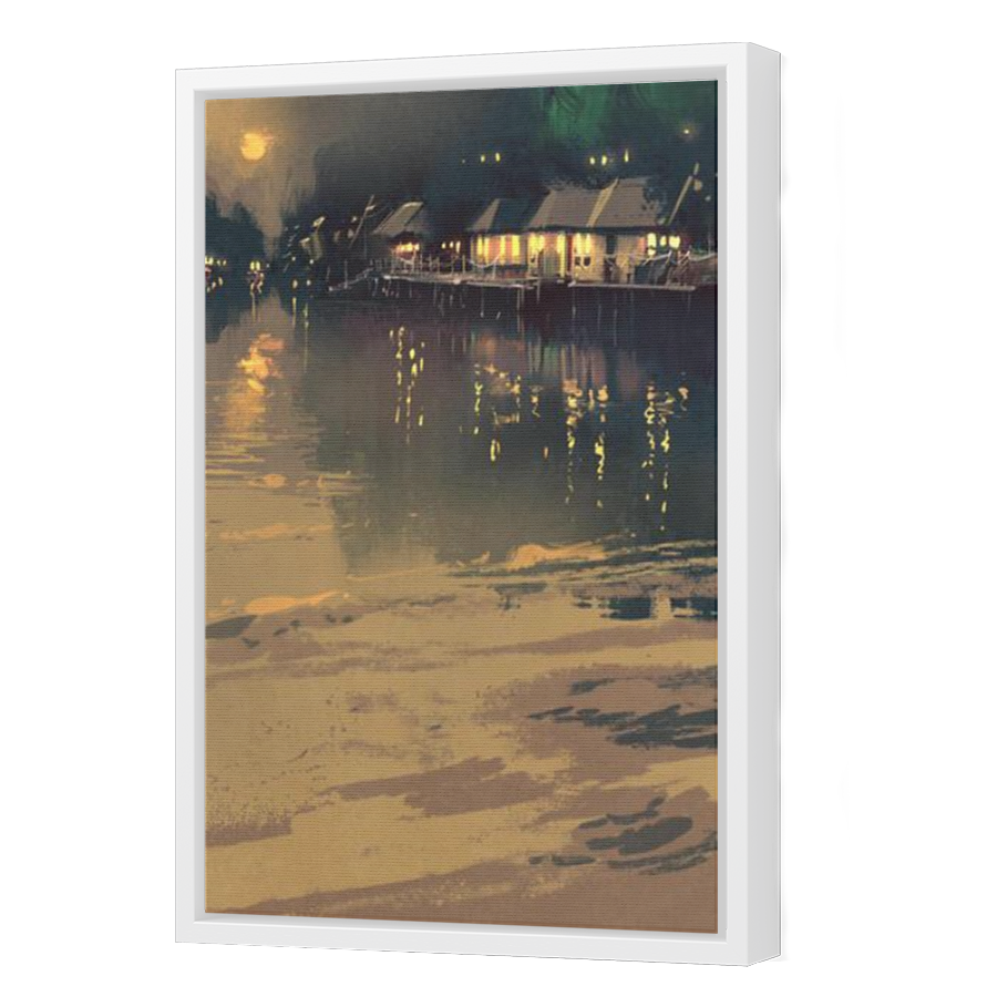 Thumbnail for Canvas - White Floating Frame