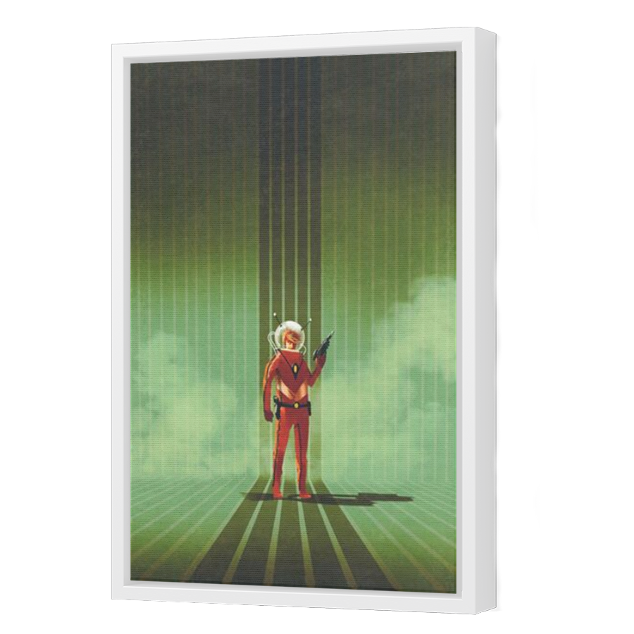 Thumbnail for Canvas - White Floating Frame