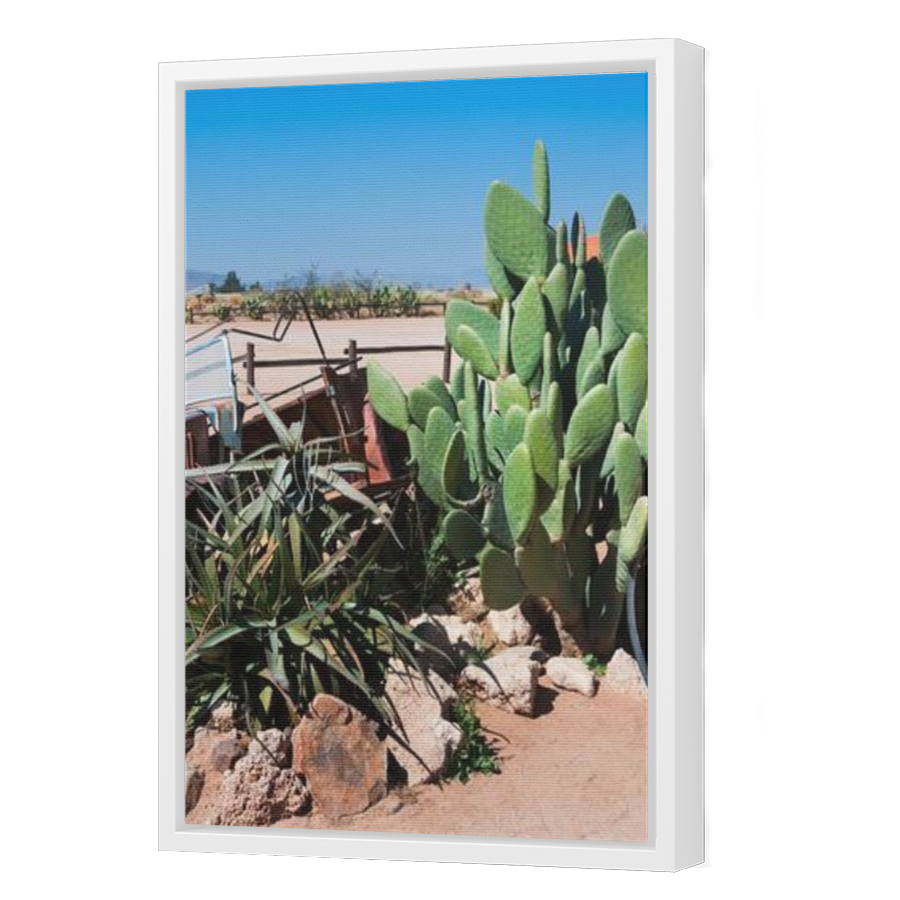 Thumbnail for Canvas - White Floating Frame