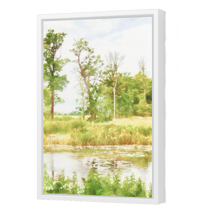 Thumbnail for Canvas - White Floating Frame