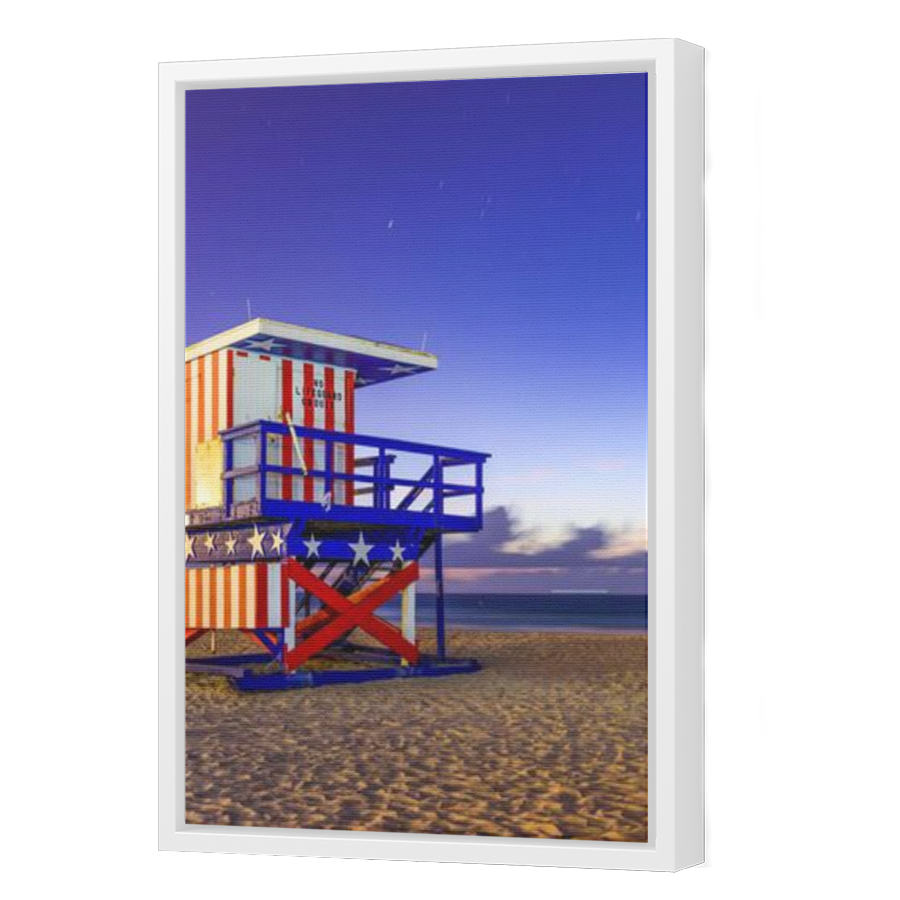 Thumbnail for Canvas - White Floating Frame